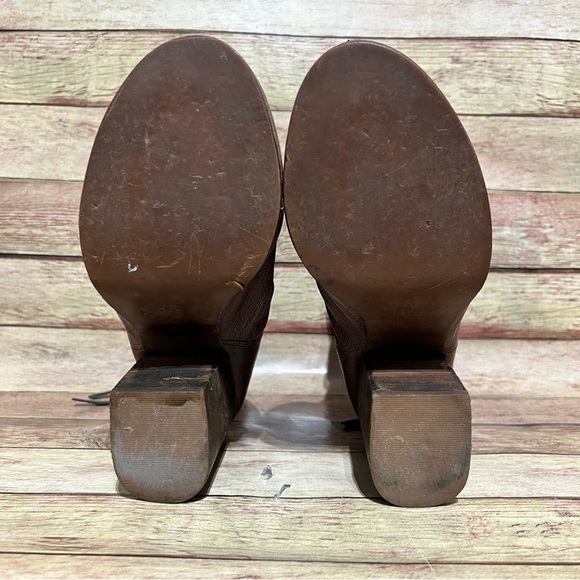 Jeffrey Campbell Brown Leather Rumble Booties - Picture 8 of 10